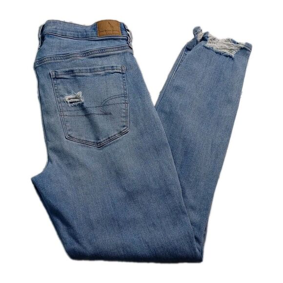 American Eagle Next Level Stretch Super Hi Rise Jegging Size 12 Regular - Picture 1 of 14